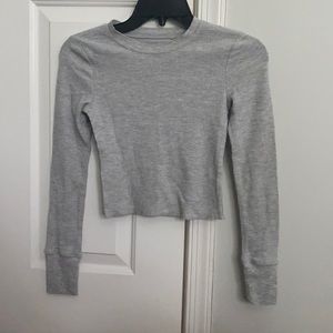 PACSUN long sleeve cropped top